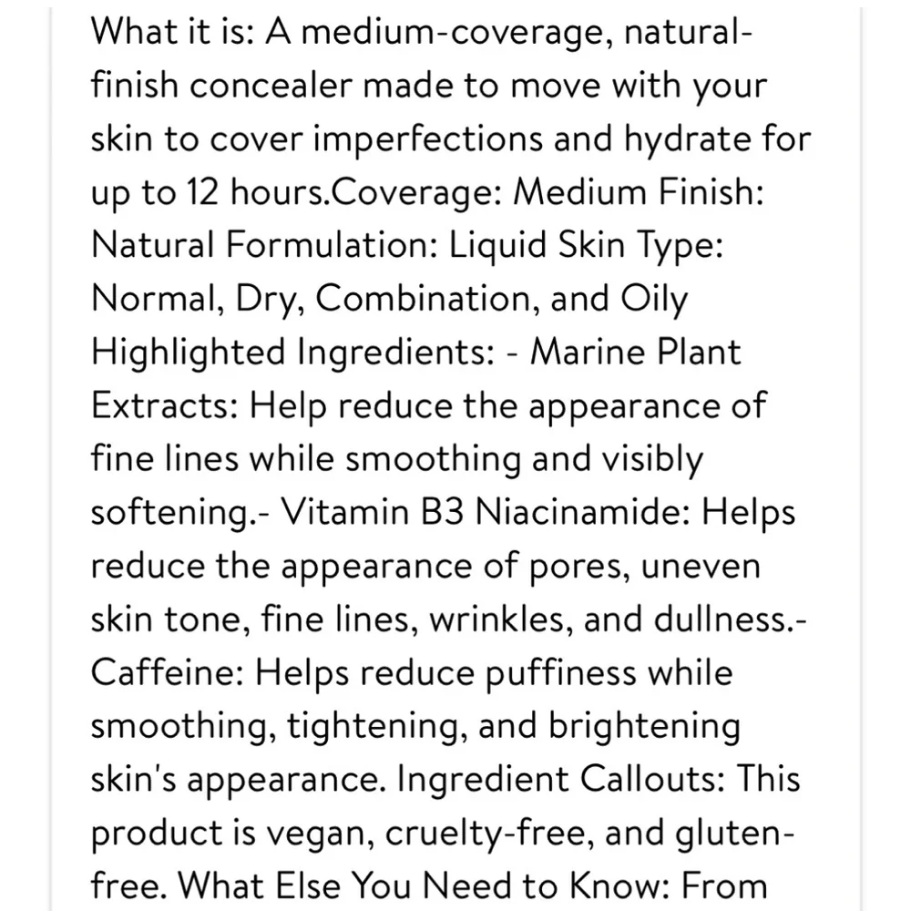 tarte sea hydrocealer concealer